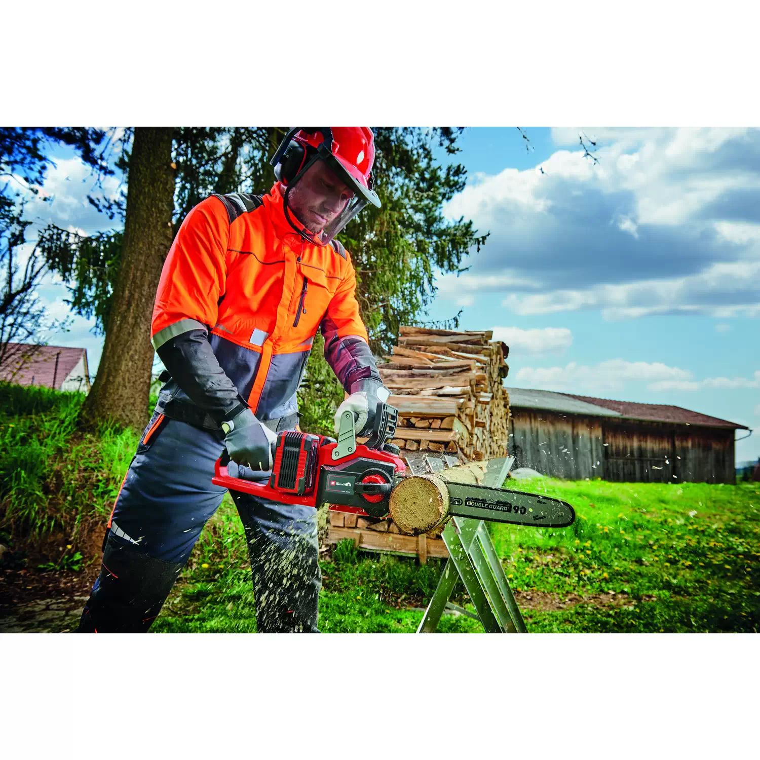 Einhell 4501781 36V 14" Cordless Brushless Chain Saw, GE-LC 36/35 Li-BL - Tool Only